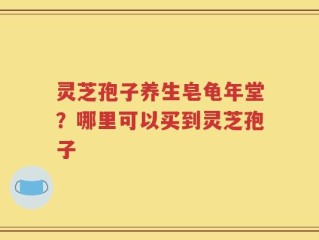 灵芝孢子养生皂龟年堂？哪里可以买到灵芝孢子