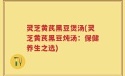 灵芝黄芪黑豆煲汤(灵芝黄芪黑豆炖汤：保健养生之选)