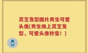 灵芝发型图片男生可爱头像(男生换上灵芝发型，可爱头像秒变！)