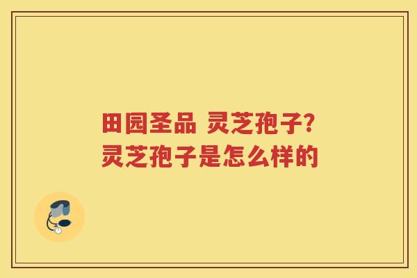 田园圣品 灵芝孢子？灵芝孢子是怎么样的