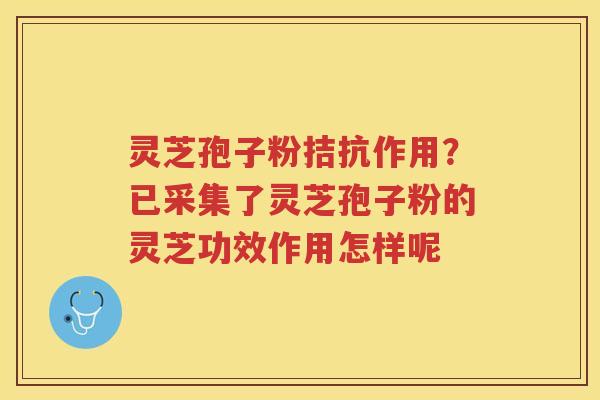 灵芝孢子粉拮抗作用？已采集了灵芝孢子粉的灵芝功效作用怎样呢