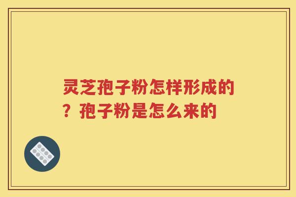 灵芝孢子粉怎样形成的？孢子粉是怎么来的