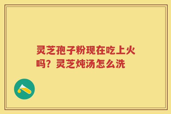 灵芝孢子粉现在吃上火吗？灵芝炖汤怎么洗