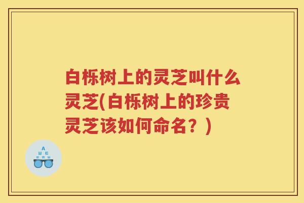 白栎树上的灵芝叫什么灵芝(白栎树上的珍贵灵芝该如何命名?) 白栎树上的灵芝叫什么灵芝(白栎树上的珍贵灵芝该如何命名?)