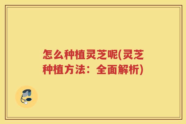 怎么种植灵芝呢(灵芝种植方法：全面解析)