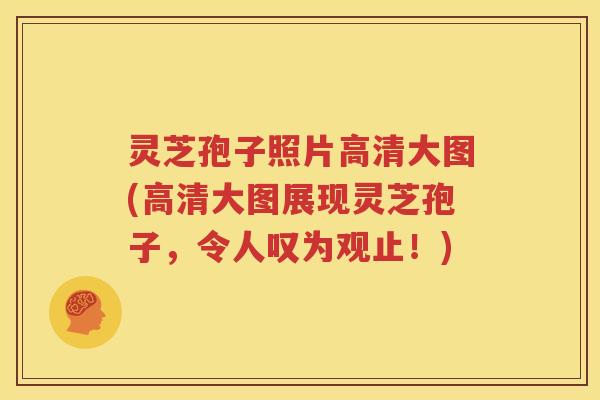 灵芝孢子照片高清大图(高清大图展现灵芝孢子，令人叹为观止！)