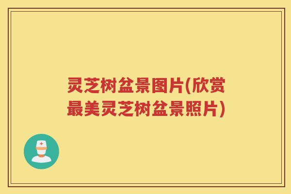 灵芝树盆景图片(欣赏美灵芝树盆景照片) 灵芝树盆景图片(欣赏美灵芝树盆景照片)