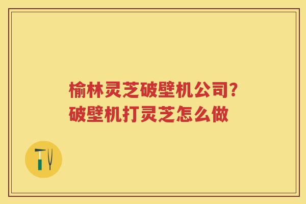 榆林灵芝破壁机公司?破壁机打灵芝怎么做 榆林灵芝破壁机公司?破壁机打灵芝怎么做