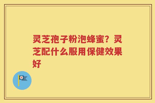 灵芝孢子粉泡蜂蜜？灵芝配什么服用保健效果好
