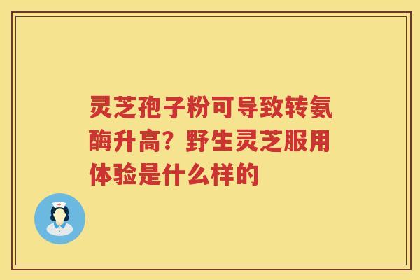 灵芝孢子粉可导致转氨酶升高？野生灵芝服用体验是什么样的
