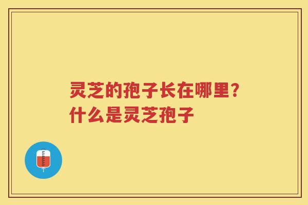 灵芝的孢子长在哪里？什么是灵芝孢子