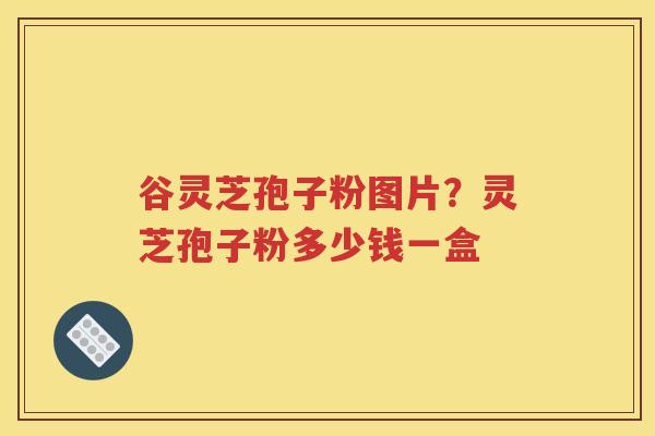 谷灵芝孢子粉图片?灵芝孢子粉多少钱一盒 谷灵芝孢子粉图片?灵芝孢子粉多少钱一盒