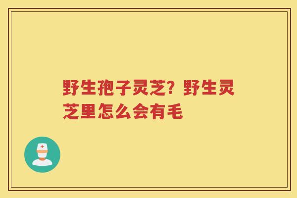 野生孢子灵芝?野生灵芝里怎么会有毛 野生孢子灵芝?野生灵芝里怎么会有毛