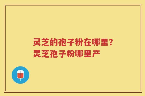 灵芝的孢子粉在哪里?灵芝孢子粉哪里产 灵芝的孢子粉在哪里?灵芝孢子粉哪里产