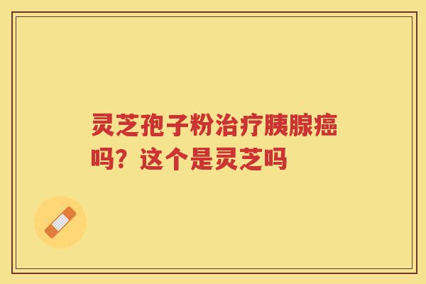 灵芝孢子粉胰腺吗？这个是灵芝吗