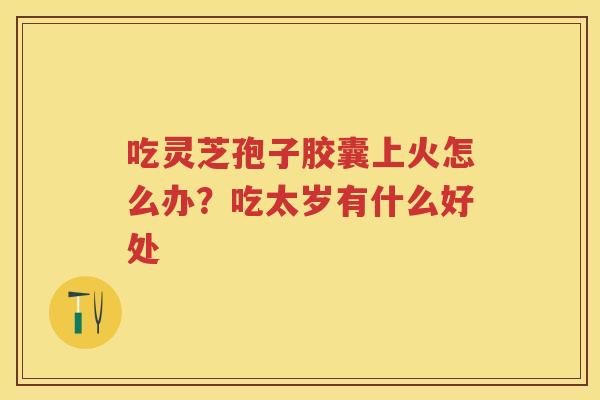 吃灵芝孢子胶囊上火怎么办？吃太岁有什么好处