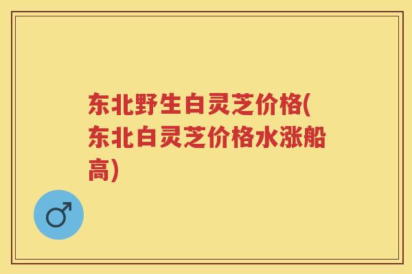 东北野生白灵芝价格(东北白灵芝价格水涨船高)