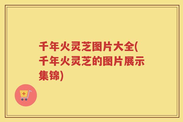 千年火灵芝图片大全(千年火灵芝的图片展示集锦)