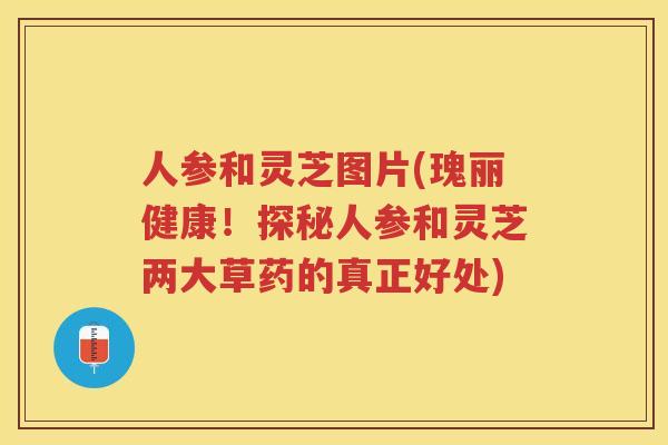 人参和灵芝图片(瑰丽健康！探秘人参和灵芝两大草药的真正好处)