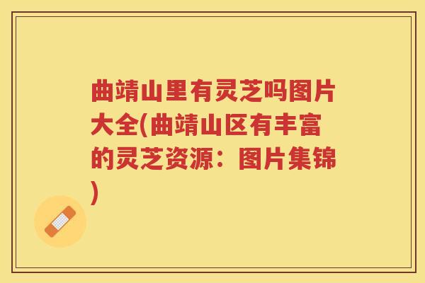 曲靖山里有灵芝吗图片大全(曲靖山区有丰富的灵芝资源:图片集锦) 曲靖山里有灵芝吗图片大全(曲靖山区有丰富的灵芝资源:图片集锦)