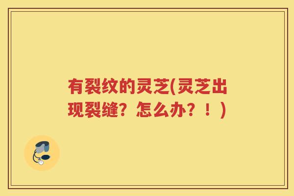 有裂纹的灵芝(灵芝出现裂缝?怎么办?!) 有裂纹的灵芝(灵芝出现裂缝?怎么办?!)