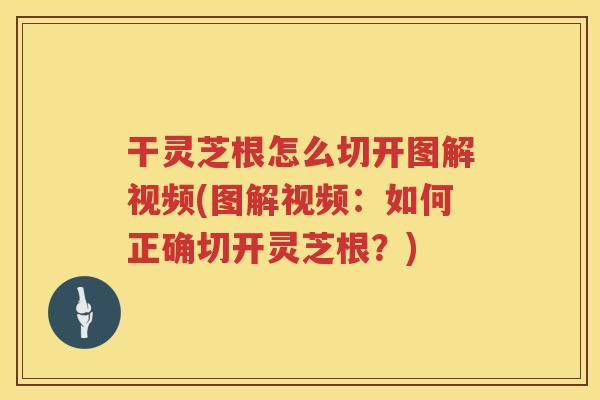 干灵芝根怎么切开图解视频(图解视频：如何正确切开灵芝根？)