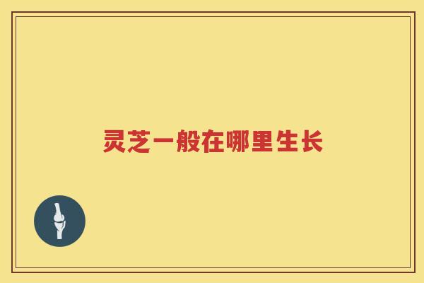 灵芝一般在哪里生长