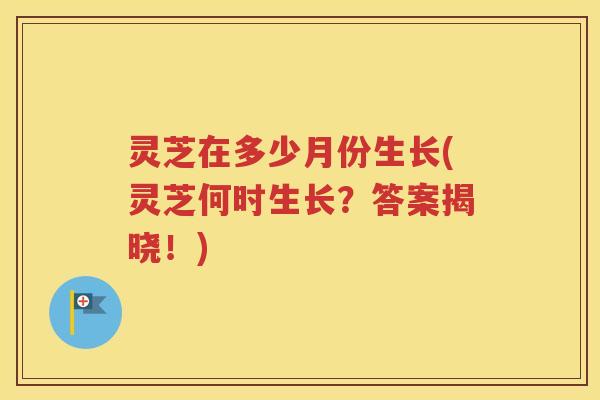 灵芝在多少月份生长(灵芝何时生长？答案揭晓！)