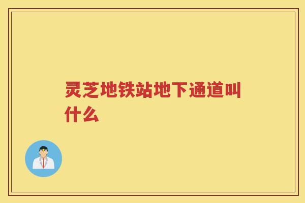 灵芝地铁站地下通道叫什么