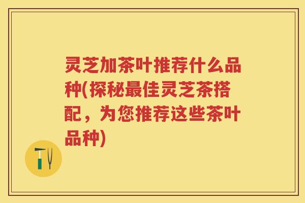 灵芝加茶叶推荐什么品种(探秘佳灵芝茶搭配，为您推荐这些茶叶品种)