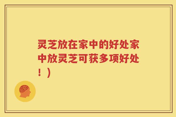 灵芝放在家中的好处家中放灵芝可获多项好处！)