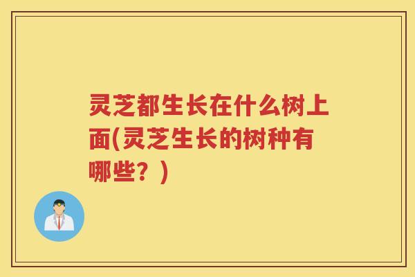 灵芝都生长在什么树上面(灵芝生长的树种有哪些？)