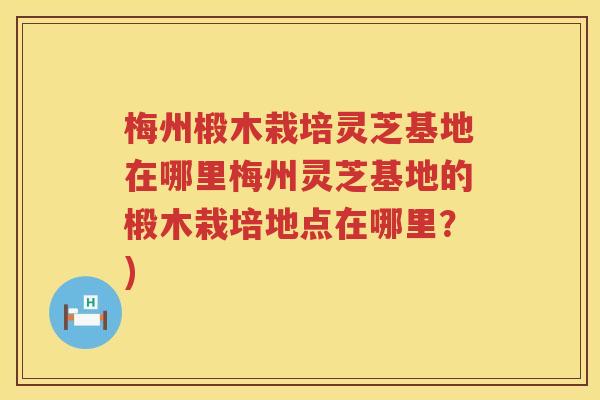 梅州椴木栽培灵芝基地在哪里梅州灵芝基地的椴木栽培地点在哪里？)