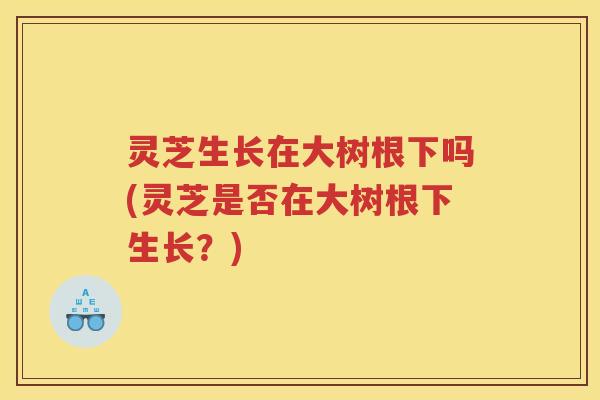 灵芝生长在大树根下吗(灵芝是否在大树根下生长？)