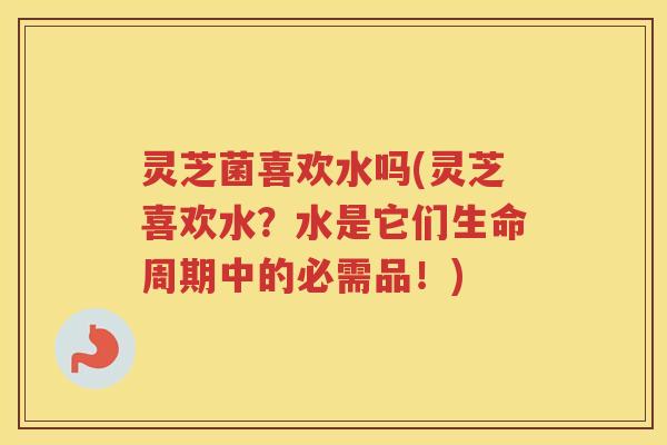 灵芝菌喜欢水吗(灵芝喜欢水？水是它们生命周期中的必需品！)