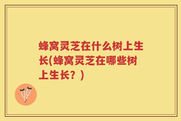 蜂窝灵芝在什么树上生长(蜂窝灵芝在哪些树上生长？)