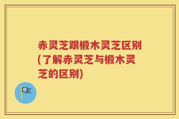 赤灵芝跟椴木灵芝区别(了解赤灵芝与椴木灵芝的区别)