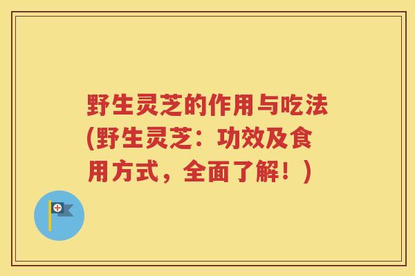 野生灵芝的作用与吃法(野生灵芝：功效及食用方式，全面了解！)