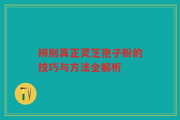 辨别真正灵芝孢子粉的技巧与方法全解析
